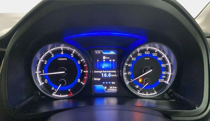 2019 Toyota Glanza V, Petrol, Manual, 27,015 km, Odometer Image