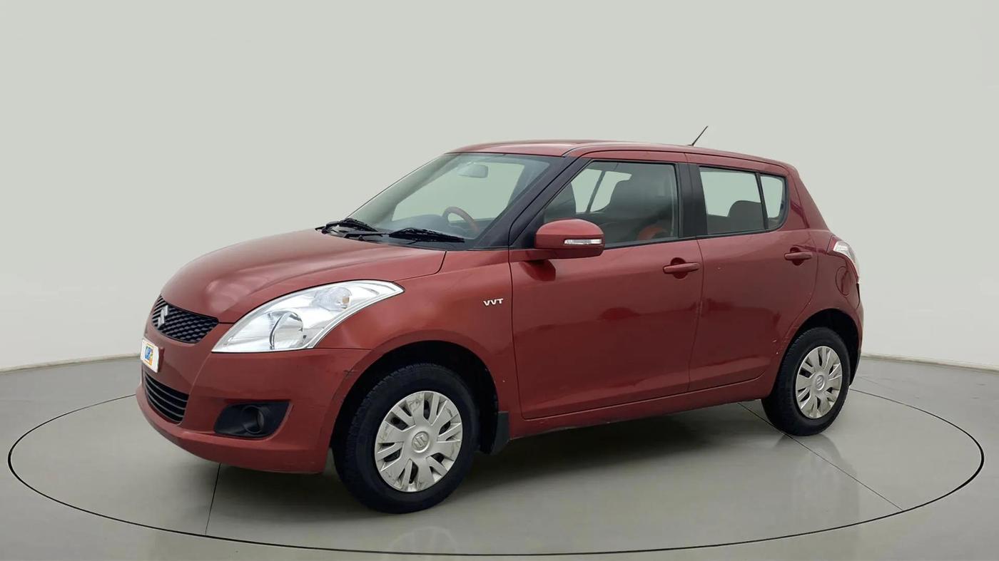 2013 Maruti Swift VXI, Petrol, Manual, 70,279 km, Left Front Diagonal