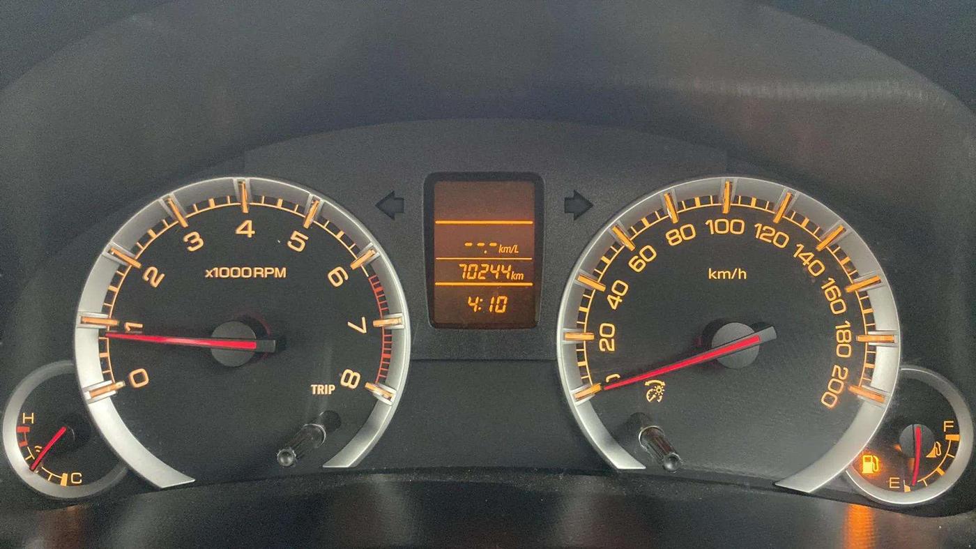 2013 Maruti Swift VXI, Petrol, Manual, 70,279 km, Odometer Image