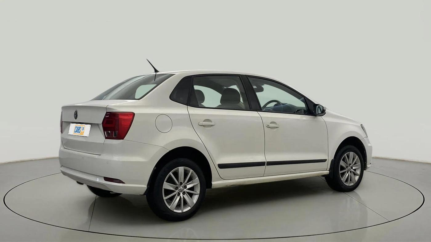 2016 Volkswagen Ameo HIGHLINE1.2L, Petrol, Manual, 86,560 km, Right Back Diagonal