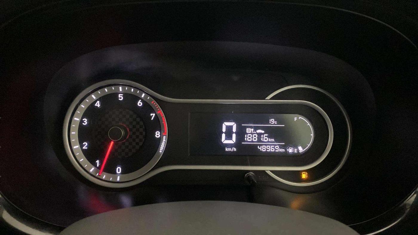 2020 Hyundai AURA SX 1.2 (O), Petrol, Manual, 49,392 km, Odometer Image