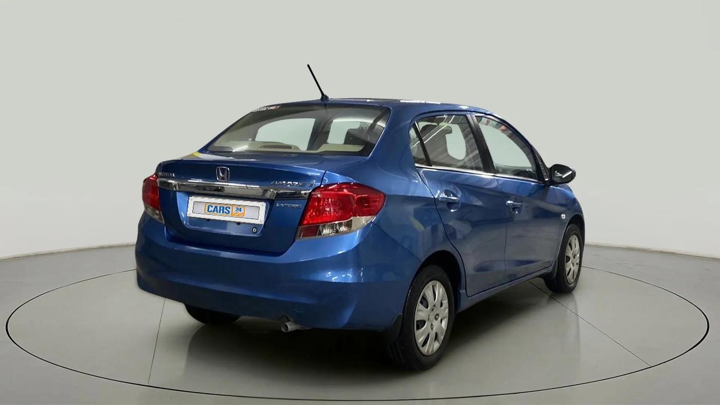 2013 Honda Amaze 1.2L I-VTEC S, Petrol, Manual, 5,099 km, Right Back Diagonal