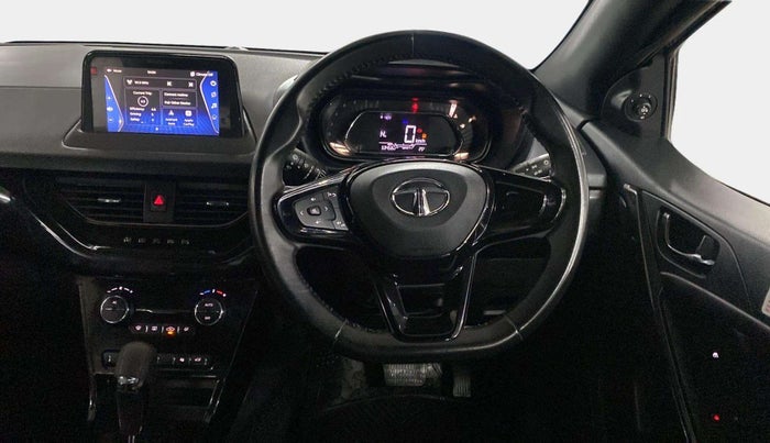 2021 Tata NEXON XZA PLUS PETROL DARK EDITION, Petrol, Automatic, 53,506 km, Steering Wheel Close Up