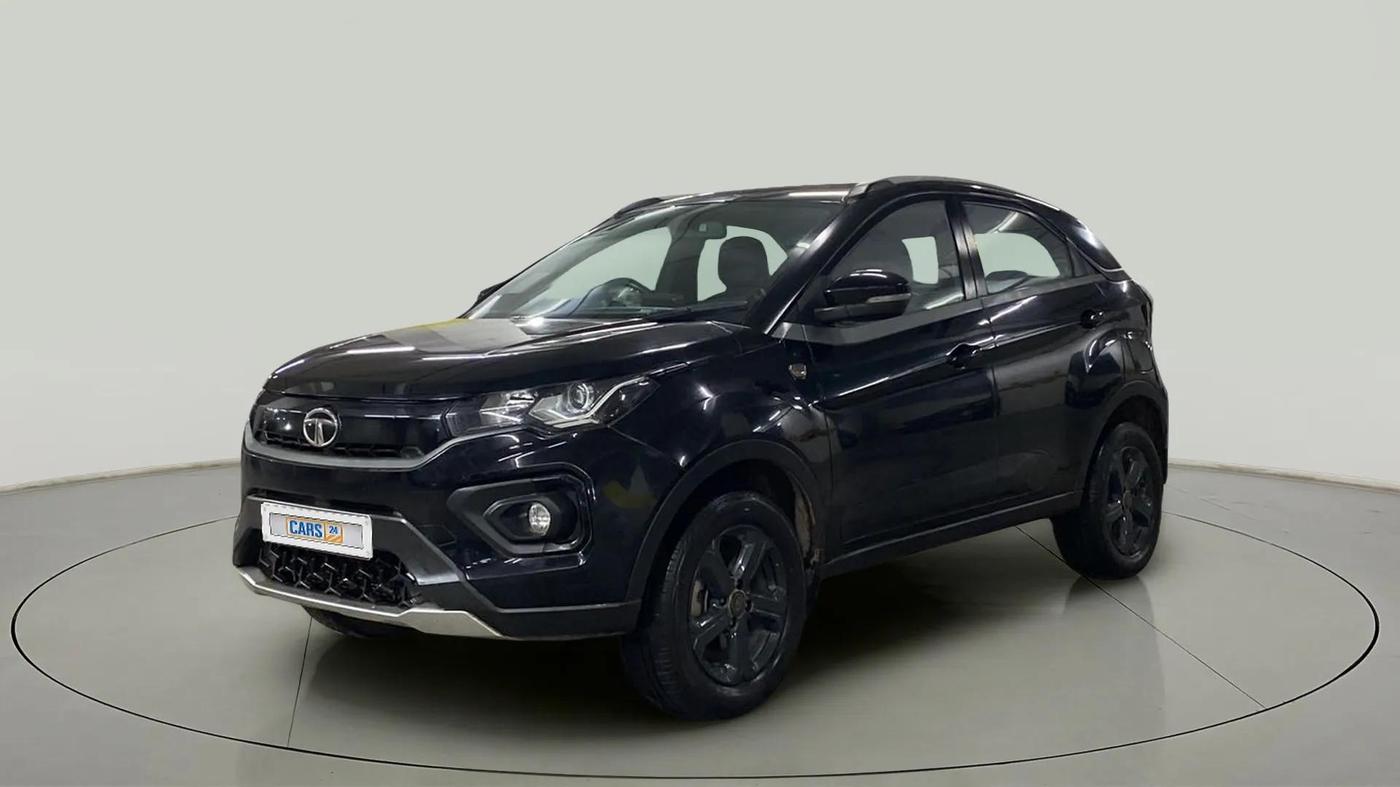 2021 Tata NEXON XZA PLUS PETROL DARK EDITION, Petrol, Automatic, 53,506 km, Left Front Diagonal
