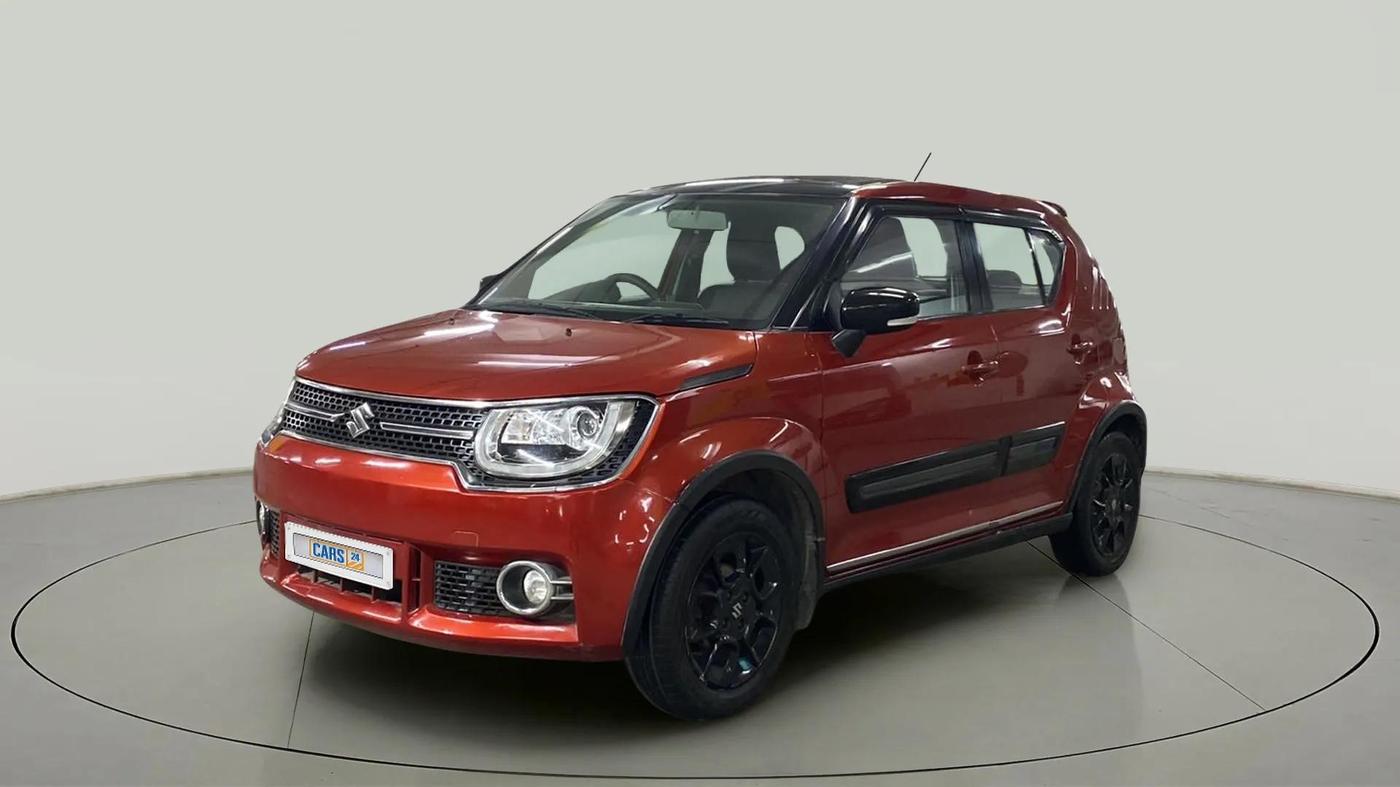 2018 Maruti IGNIS ALPHA 1.2 DUAL TONE, Petrol, Manual, 49,472 km, Left Front Diagonal