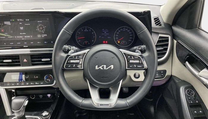 2023 KIA SELTOS  HTX IVT G, Petrol, Automatic, 7,969 km, Steering Wheel Close Up