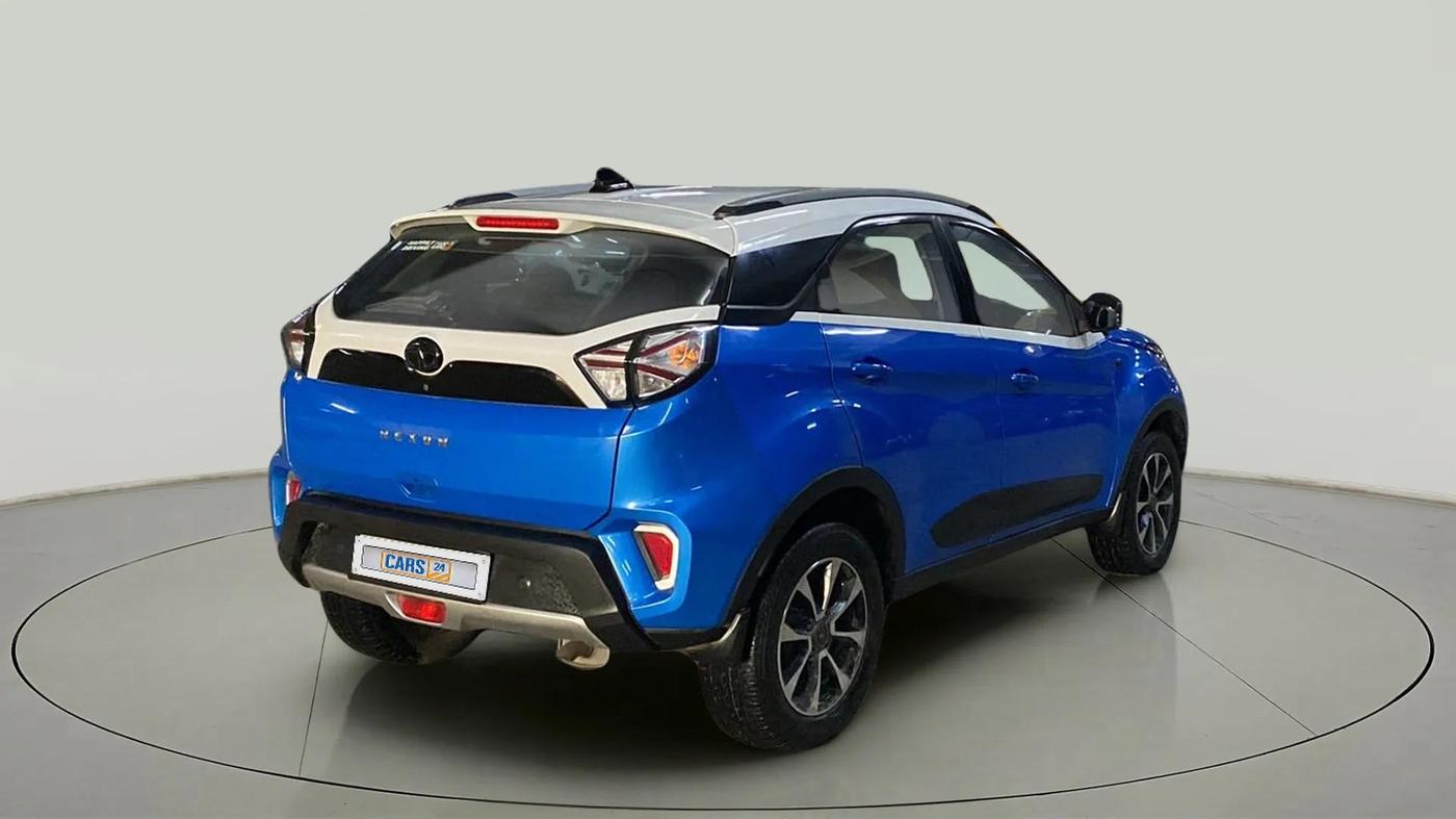 2020 Tata NEXON XZ PLUS (O) PETROL, Petrol, Manual, 44,340 km, Right Back Diagonal