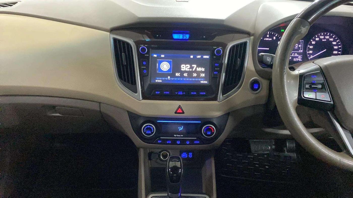 2017 Hyundai Creta SX PLUS AT 1.6 PETROL, Petrol, Automatic, 62,979 km, Air Conditioner
