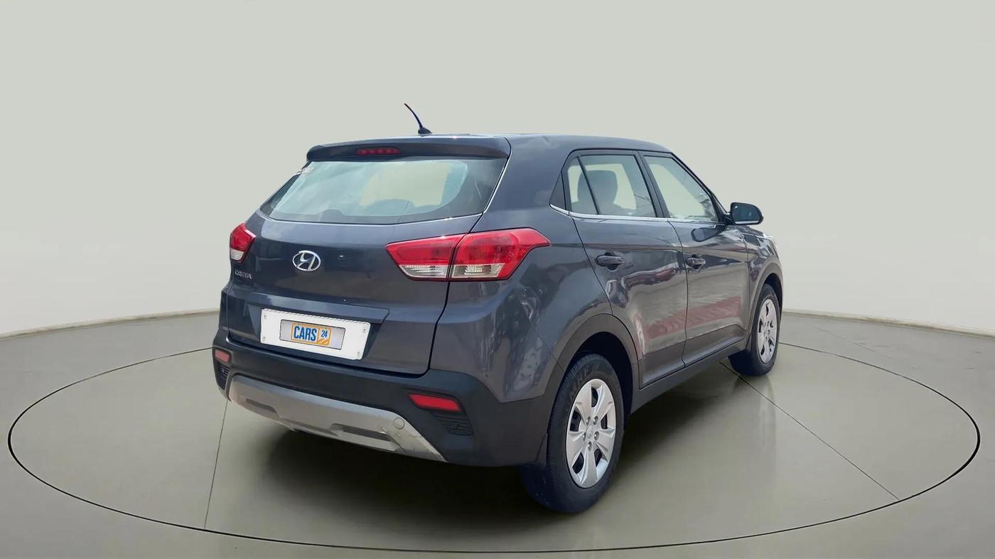2019 Hyundai Creta E PLUS 1.6 PETROL, Petrol, Manual, 73,850 km, Right Back Diagonal