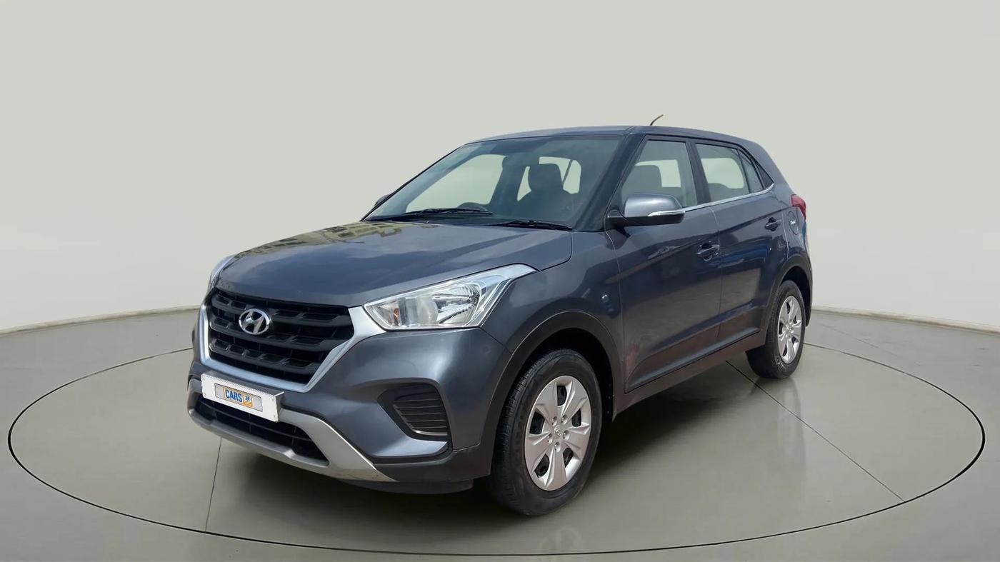 2019 Hyundai Creta E PLUS 1.6 PETROL, Petrol, Manual, 73,850 km, Left Front Diagonal