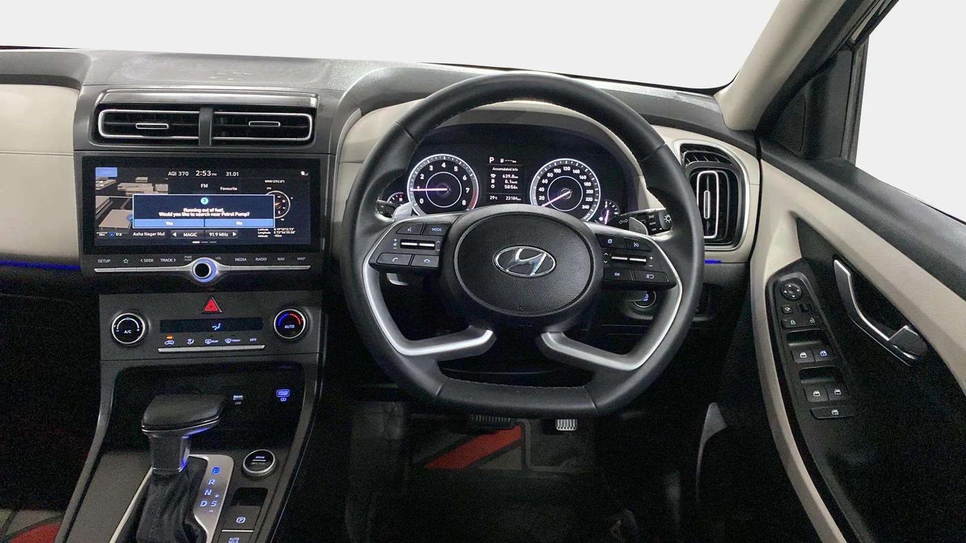 2020 Hyundai Creta SX IVT 1.5 PETROL, Petrol, Automatic, 23,158 km, Steering Wheel Close Up