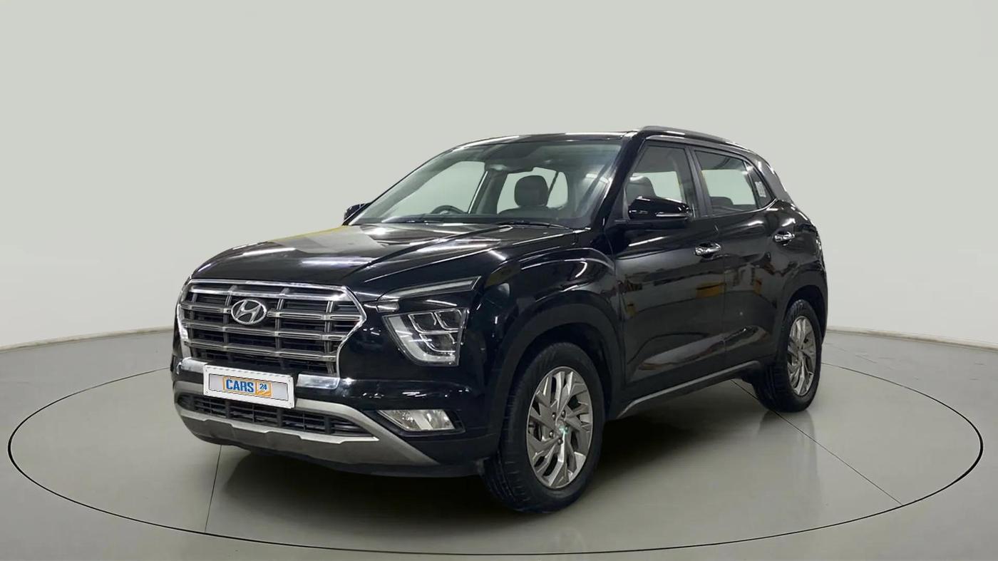2020 Hyundai Creta SX IVT 1.5 PETROL, Petrol, Automatic, 23,158 km, Left Front Diagonal