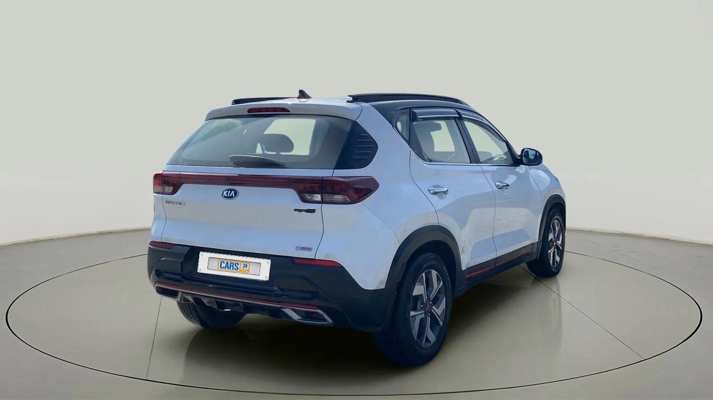 2020 KIA SONET GTX PLUS 1.0 DCT, Petrol, Automatic, 65,910 km, Right Back Diagonal