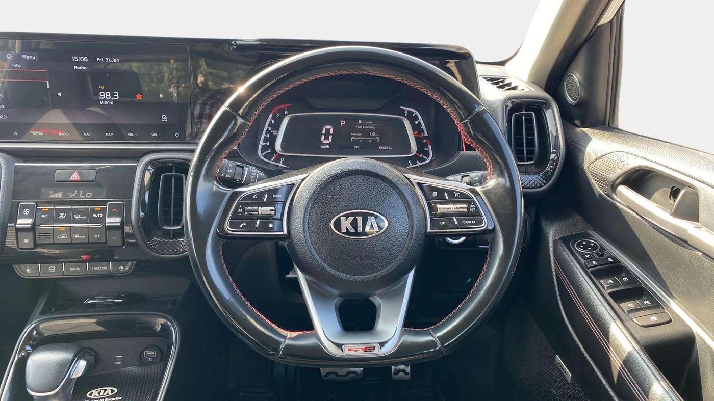 2020 KIA SONET GTX PLUS 1.0 DCT, Petrol, Automatic, 65,910 km, Steering Wheel Close Up