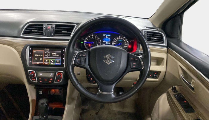 2021 Maruti Ciaz ALPHA  AT 1.5 SHVS PETROL, Petrol, Automatic, 33,684 km, Steering Wheel Close Up