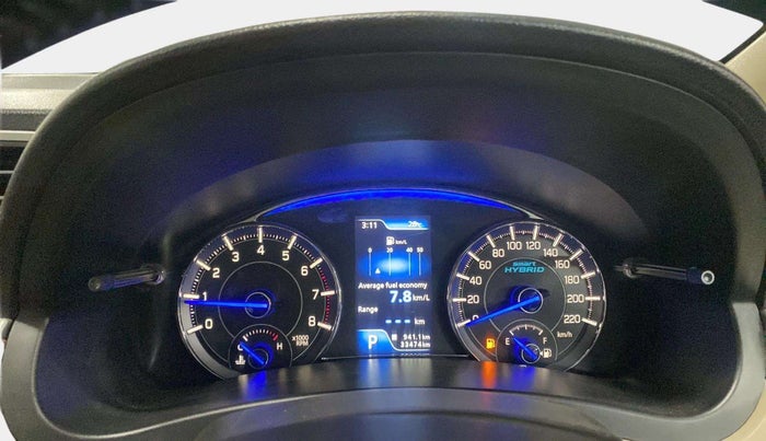 2021 Maruti Ciaz ALPHA  AT 1.5 SHVS PETROL, Petrol, Automatic, 33,684 km, Odometer Image