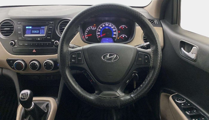 2016 Hyundai Grand i10 SPORTZ 1.2 KAPPA VTVT, CNG, Manual, 79,364 km, Steering Wheel Close Up