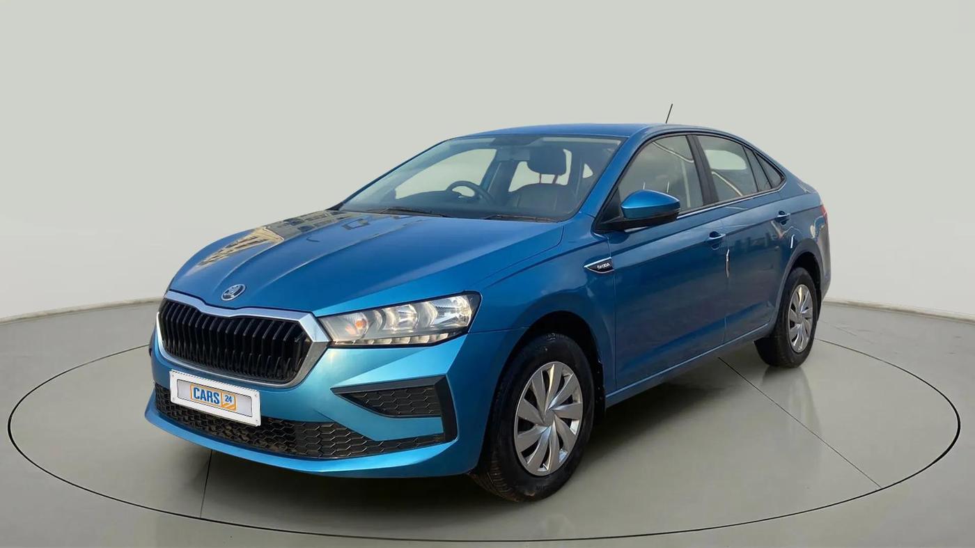 2022 Skoda SLAVIA ACTIVE 1.0L TSI MT, Petrol, Manual, 14,331 km, Left Front Diagonal