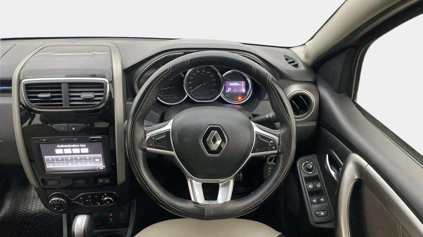 2020 Renault Duster RXZ 1.3 TURBO PETROL CVT, Petrol, Automatic, 56,420 km, Steering Wheel Close Up