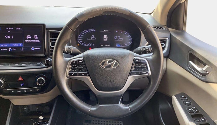 2021 Hyundai Verna SX 1.5 VTVT, Petrol, Manual, 66,677 km, Steering Wheel Close Up