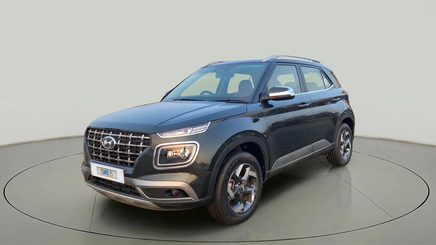 2021 Hyundai VENUE SX 1.0 TURBO IMT, Petrol, Manual, 21,583 km, Left Front Diagonal