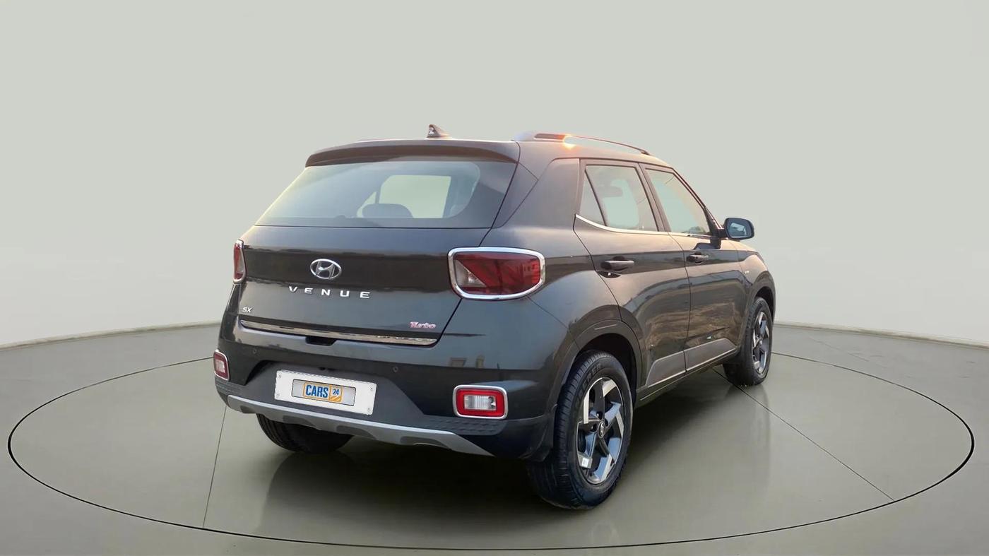 2021 Hyundai VENUE SX 1.0 TURBO IMT, Petrol, Manual, 21,583 km, Right Back Diagonal