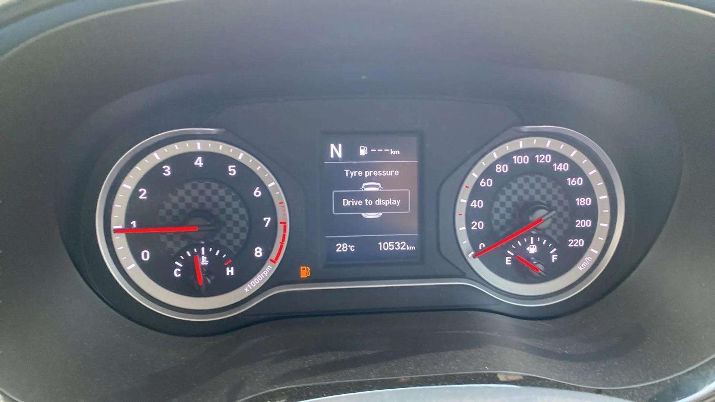 2023 Hyundai AURA SX PLUS 1.2 AMT, Petrol, Automatic, 10,604 km, Odometer Image