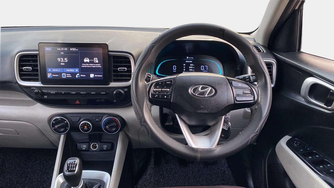 2022 Hyundai VENUE S PLUS 1.5 CRDI, Diesel, Manual, 44,557 km, Steering Wheel Close Up