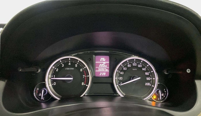 2015 Maruti Ciaz ZXI, Petrol, Manual, 53,361 km, Odometer Image