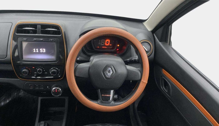 2019 Renault Kwid CLIMBER 1.0 AMT, Petrol, Automatic, 16,472 km, Steering Wheel Close Up