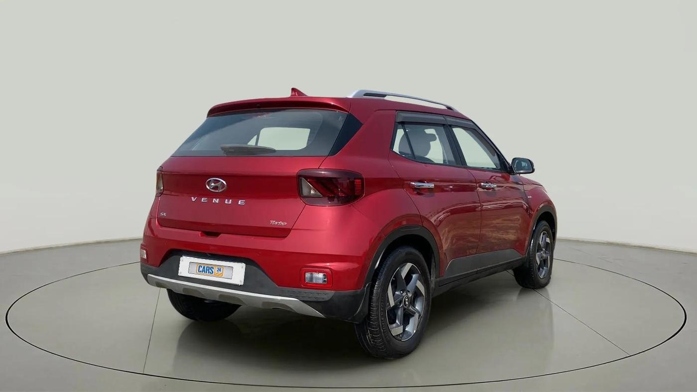 2020 Hyundai VENUE SX 1.0 (O) TURBO IMT, Petrol, Manual, 83,117 km, Right Back Diagonal