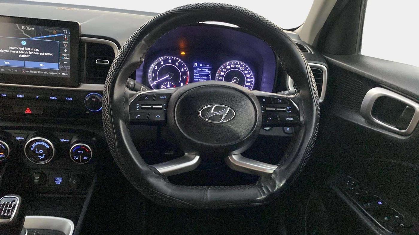 2020 Hyundai VENUE SX 1.0 (O) TURBO IMT, Petrol, Manual, 83,117 km, Steering Wheel Close Up