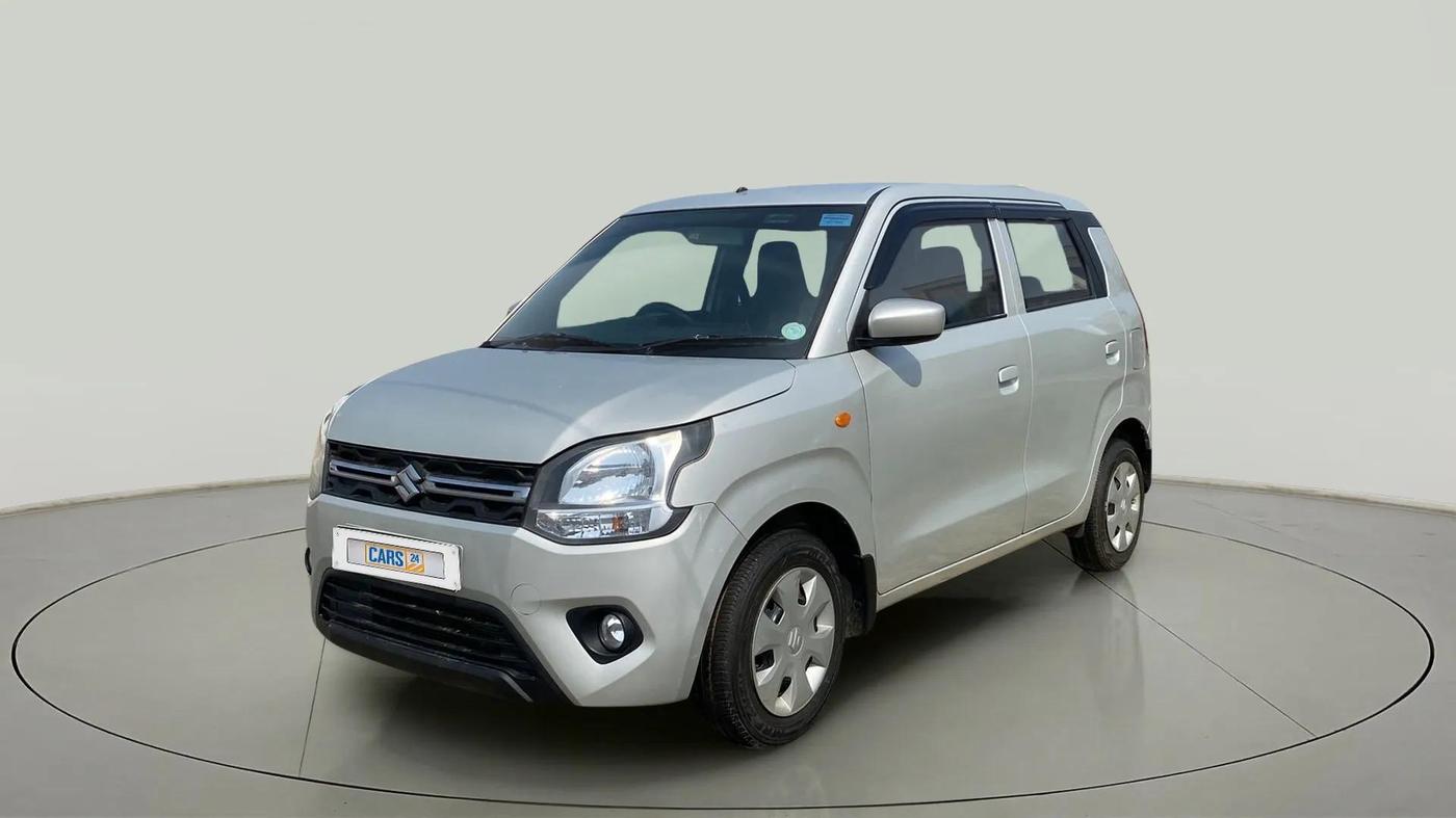 2019 Maruti New Wagon-R VXI 1.0, Petrol, Manual, 16,499 km, Left Front Diagonal
