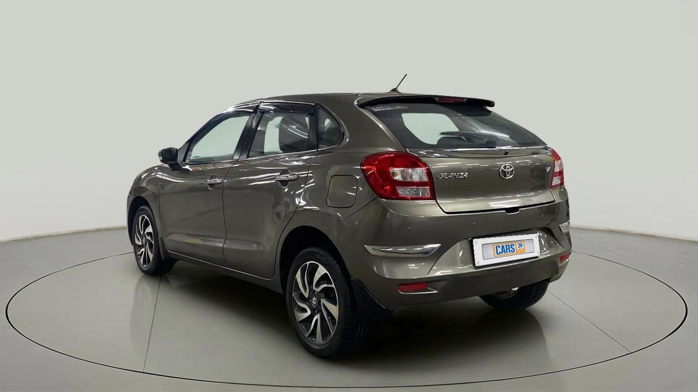 2019 Toyota Glanza V CVT, Petrol, Automatic, 35,434 km, Left Back Diagonal