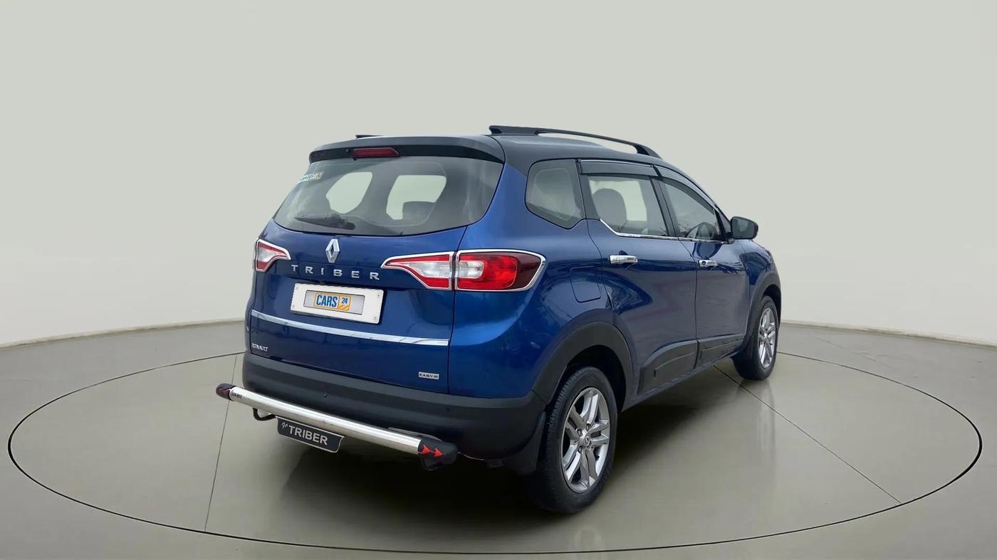 2021 Renault TRIBER RXZ AMT DUAL TONE, Petrol, Automatic, 25,183 km, Right Back Diagonal
