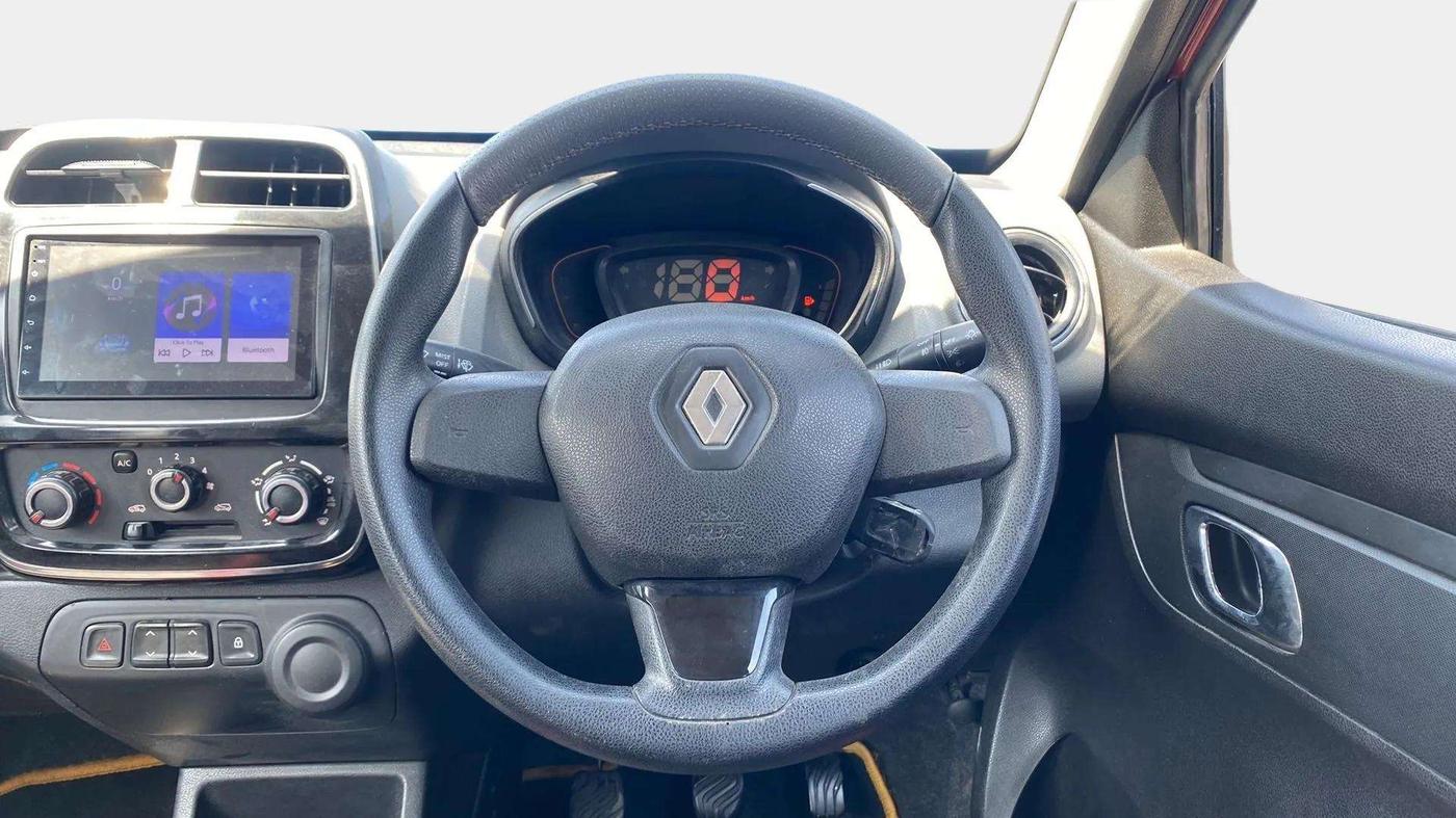 2018 Renault Kwid RXT 1.0 (O), Petrol, Manual, 50,284 km, Steering Wheel Close Up