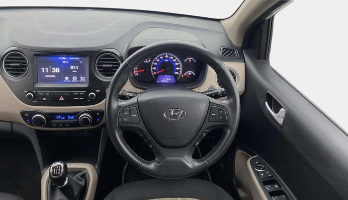 2017 Hyundai Grand i10 ASTA 1.2 KAPPA VTVT, Petrol, Manual, 17,146 km, Steering Wheel Close Up