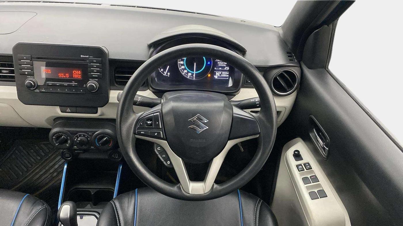 2017 Maruti IGNIS DELTA 1.2 AMT, Petrol, Automatic, 44,407 km, Steering Wheel Close Up