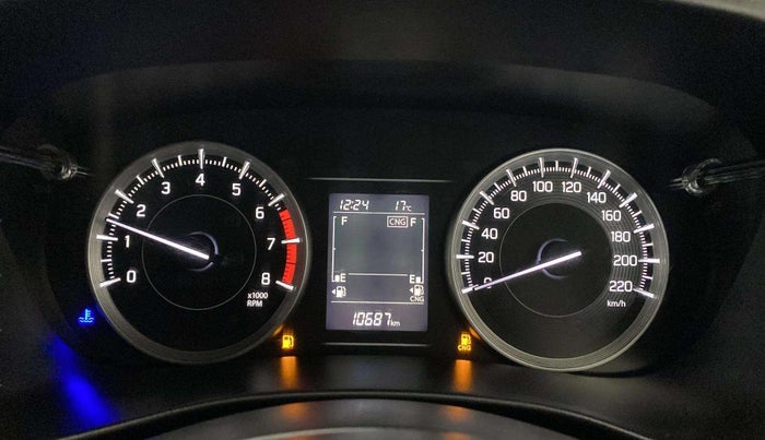 2023 Maruti Baleno DELTA CNG 1.2L, CNG, Manual, 10,686 km, Odometer Image