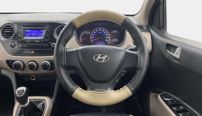 2015 Hyundai Grand i10 SPORTZ 1.2 KAPPA VTVT, Petrol, Manual, 57,380 km, Steering Wheel Close Up