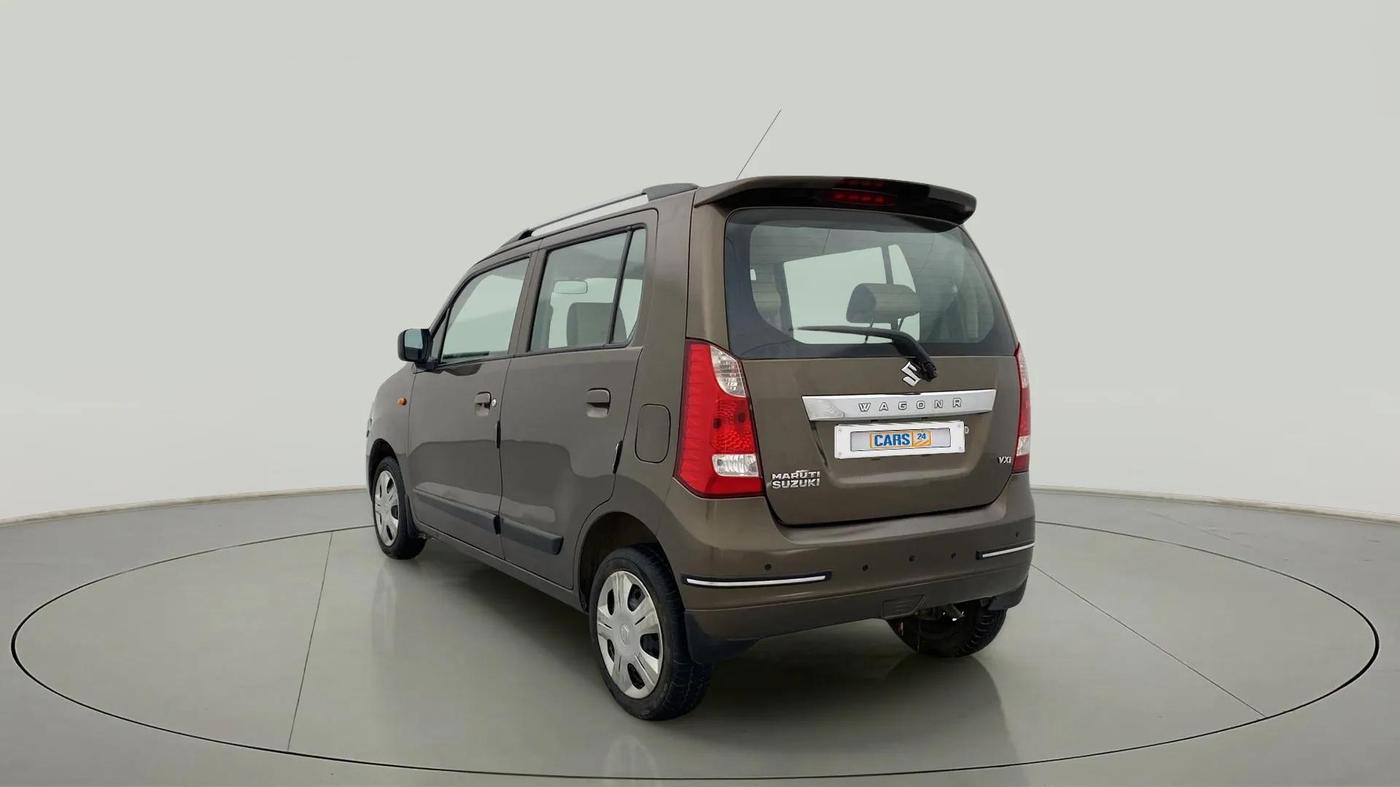 2017 Maruti Wagon R 1.0 VXI AMT, Petrol, Automatic, 41,229 km, Left Back Diagonal