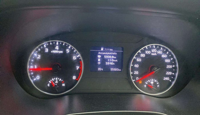 2021 KIA SELTOS HTE 1.5 PETROL, Petrol, Manual, 56,050 km, Odometer Image