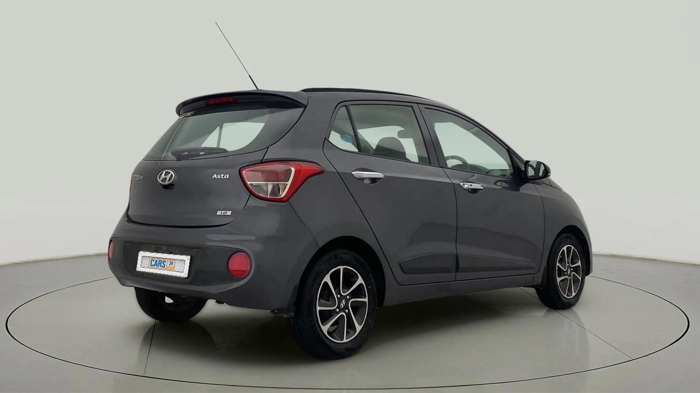 2017 Hyundai Grand i10 ASTA 1.2 KAPPA VTVT, Petrol, Manual, 40,027 km, Right Back Diagonal