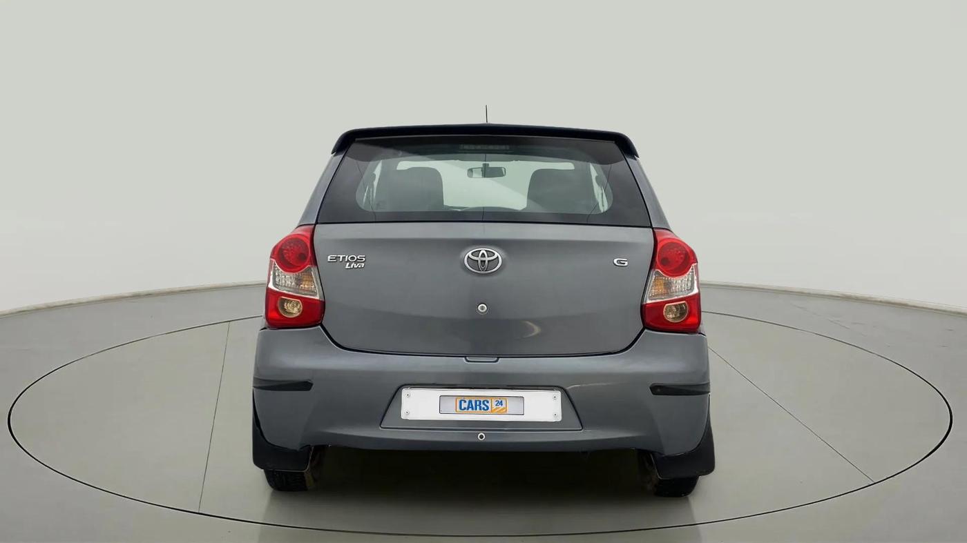 2013 Toyota Etios Liva G, Petrol, Manual, 70,097 km, Back/Rear