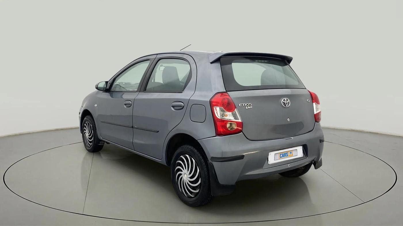 2013 Toyota Etios Liva G, Petrol, Manual, 70,097 km, Left Back Diagonal