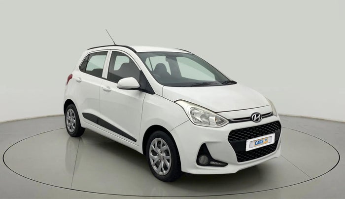 2017 Hyundai Grand i10 SPORTZ (O) 1.2 KAPPA VTVT, Petrol, Manual, 75,049 km, Right Front Diagonal