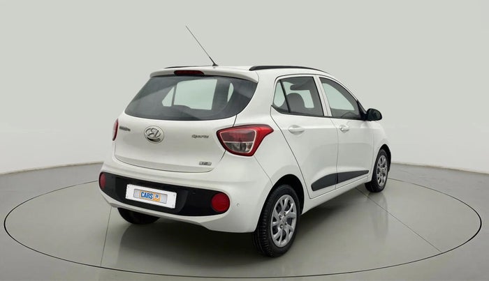 2017 Hyundai Grand i10 SPORTZ (O) 1.2 KAPPA VTVT, Petrol, Manual, 75,049 km, Right Back Diagonal