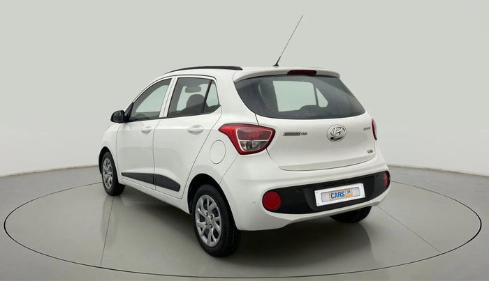 2017 Hyundai Grand i10 SPORTZ (O) 1.2 KAPPA VTVT, Petrol, Manual, 75,049 km, Left Back Diagonal