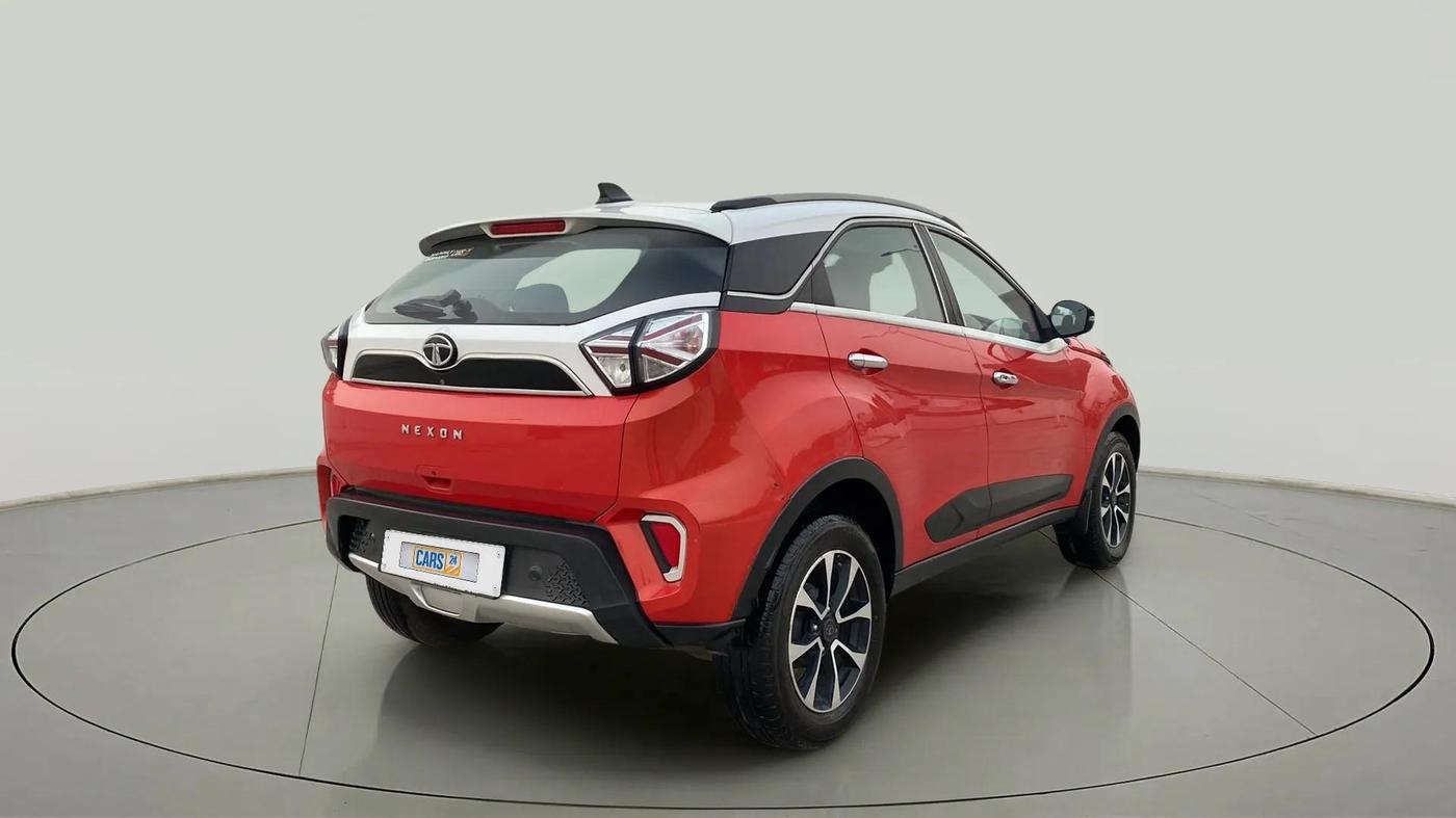 2020 Tata NEXON XZ PLUS (O) DIESEL DUAL TONE, Diesel, Manual, 69,189 km, Right Back Diagonal