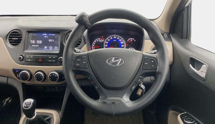 2019 Hyundai Grand i10 SPORTZ 1.2 KAPPA VTVT, CNG, Manual, 71,031 km, Steering Wheel Close Up